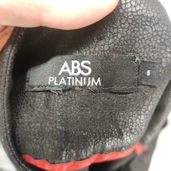 ABS Platinum faux leather pants - Picture 6 of 9